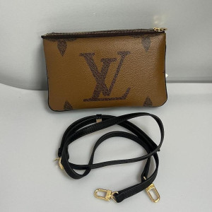 Preloved Louis Vuitton Double Zip Pochette in Monogram Giant Reverse canvas-260101607-BX