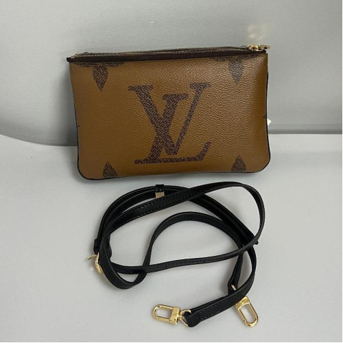 Preloved Louis Vuitton Double Zip Pochette in Monogram Giant Reverse canvas-260101607-BX