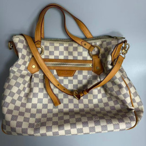 Preloved Louis Vuitton Evora PM in Damier Azur canvas-260101611-BX