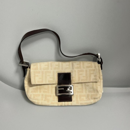 Preloved Fendi Zucca Baguette Bag.-260101619-BX