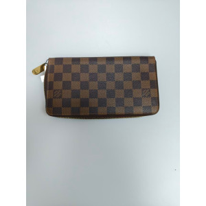 Preloved Louis Vuitton Zippy Wallet in Damier Ebene Canvas Leather-26092865-BX