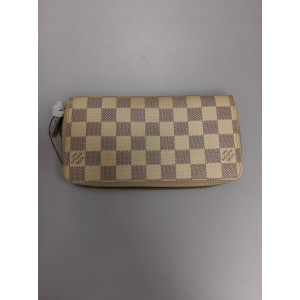 Preloved Louis Vuitton Zippy Wallet in Damier Azur Canvas Leather-26092866-BX
