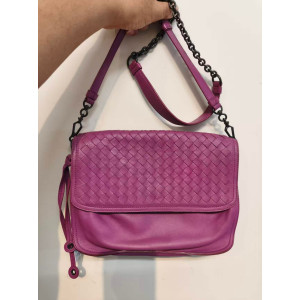 Preloved Bottega Veneta Intrecciato Leather Side-Tie Flap Crossbody Bag -26092878-BX