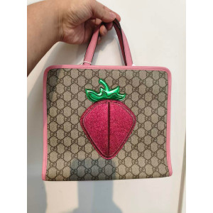 Preloved Gucci Kids GG Supreme 3D Strawberry Tote Bag -26092886-BX