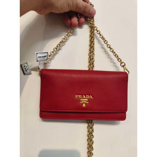 Preloved  Prada Saffiano Leather Wallet on Chain-26092887-BX