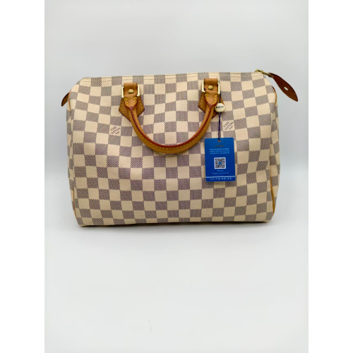 Preloved Louis Vuitton Speedy 30 in Damier Azur Canvas-261025015-BX