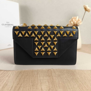Preloved Saint Laurent Shoulder Bag Studded Envelope Shoulder Bag-DS60809910-DV Preloved Saint Laurent Shoulder Bag Studded Envelope Shoulder Bag-DS60809910-DV