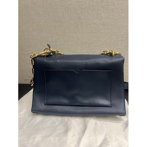 Michael Kors Sling Crossbody Bag Navy, Gold Tone Hardware