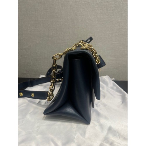 Michael Kors Sling Crossbody Bag Navy, Gold Tone Hardware