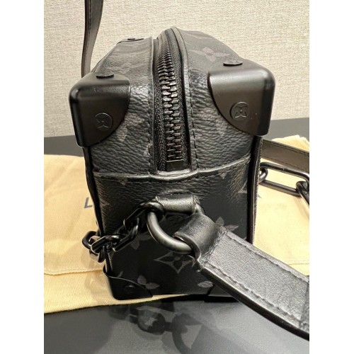 Louis Vuitton Mini Soft Trunk Monogram Shoulder Bag, Lacquered Hardware