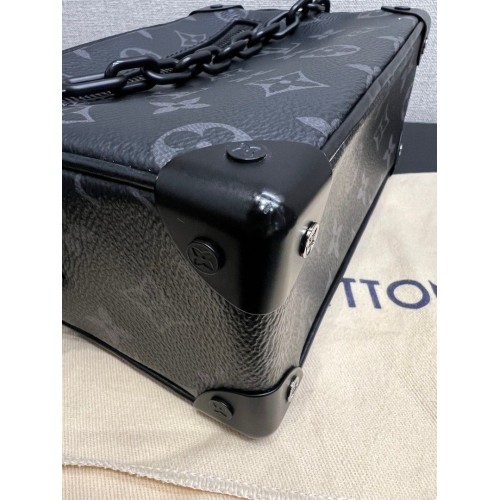 Louis Vuitton Mini Soft Trunk Monogram Shoulder Bag, Lacquered Hardware