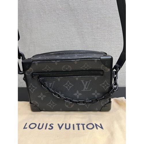 Louis Vuitton Mini Soft Trunk Monogram Shoulder Bag, Lacquered Hardware