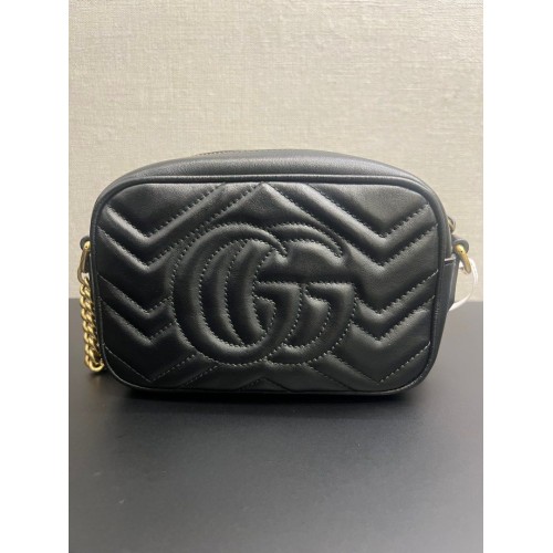 Marmont Mini Camera Bag, Gold Tone Hardware