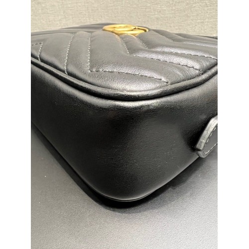 Marmont Mini Camera Bag, Gold Tone Hardware