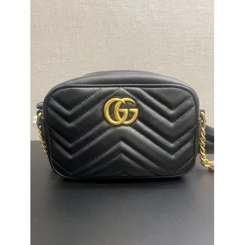 Marmont Mini Camera Bag, Gold Tone Hardware
