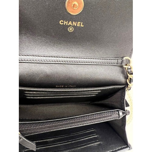 Chanel Wallet on Chain Iridescent, Gold Tone Hardware