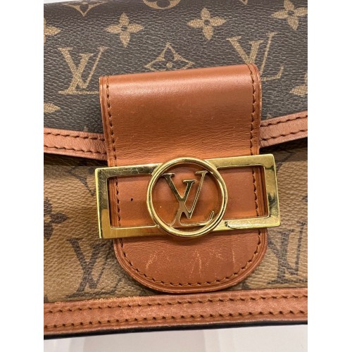Louis Vuitton Mini Dauphine Shoulder Bag, Gold Tone Hardware