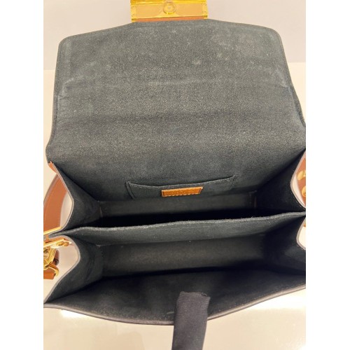 Louis Vuitton Mini Dauphine Shoulder Bag, Gold Tone Hardware