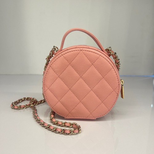 Chanel Vanity Bag Round Crossbody, Gold Tone Hardware