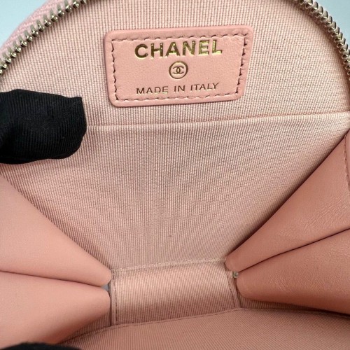 Chanel Vanity Bag Round Crossbody, Gold Tone Hardware