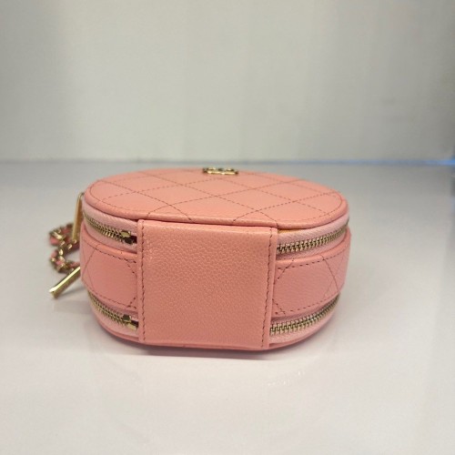 Chanel Vanity Bag Round Crossbody, Gold Tone Hardware