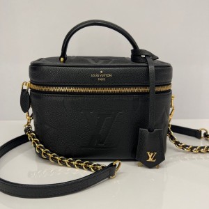 Louis Vuitton Vanity PM Crossbody Bag, Gold Tone Hardware