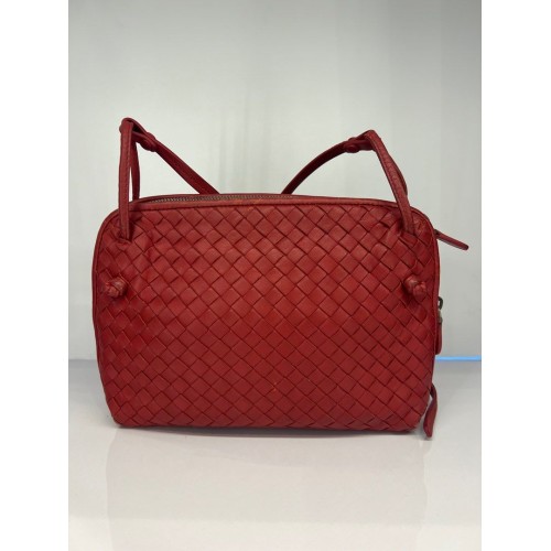 Bottega Veneta Nodini Crossbody Bag, Silver Hardware