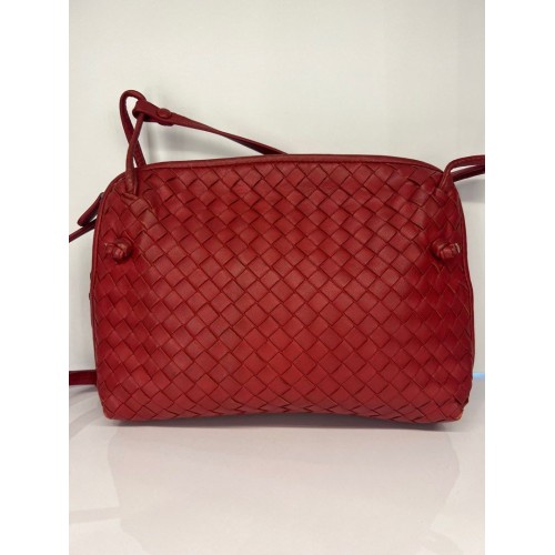 Bottega Veneta Nodini Crossbody Bag, Silver Hardware