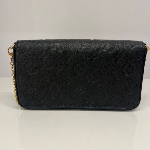 Louis Vuitton Félicie Pochette Monogram Empreinte Leather, Gold Tone Hardware