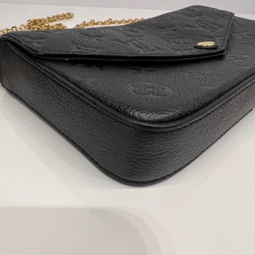 Louis Vuitton Félicie Pochette Monogram Empreinte Leather, Gold Tone Hardware