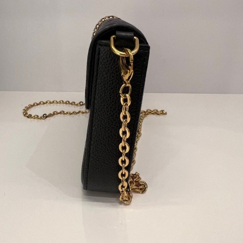 Louis Vuitton Félicie Pochette Monogram Empreinte Leather, Gold Tone Hardware