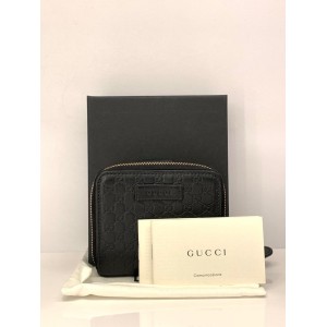 Microguccissima Bifold Wallet with Zip Compartment 449395