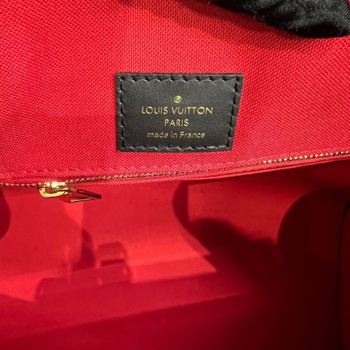 Louis Vuitton OnTheGo MM in Reverse Monogram Canvas, Gold Tone Hardware