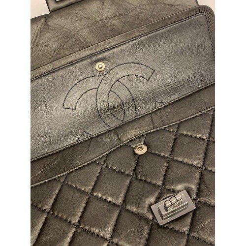 Chanel Double Flap Bag 2.55 Shoulder Bag, Silver Hardware