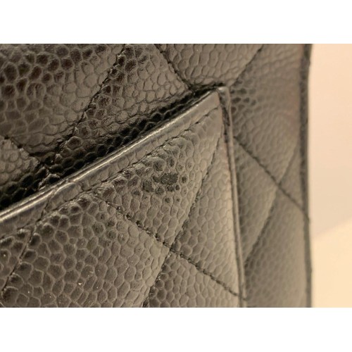 Chanel Wallet on Chain Caviar Leather, Gold Tone Hardware