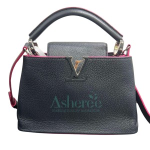 Louis Vuitton Capucine 2 Way Bag, Gold Tone Hardware