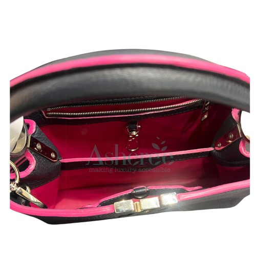 Louis Vuitton Capucine 2 Way Bag, Gold Tone Hardware