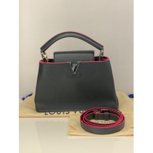 Louis Vuitton Capucine 2 Way Bag, Gold Tone Hardware