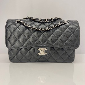 Chanel classic small double flap bag, Silver Hardware