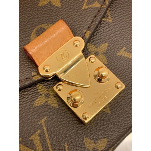 Louis Vuitton Metis Pochette East West Crossbody Bag Microchip, Gold Tone Hardware