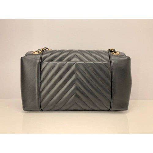 Chanel Chevron Flap Shoulder Bag Series 27, Gold Tone Hardware
