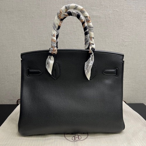 Hermes Birkin 30 Black Togo Leather, Gold Tone Hardware