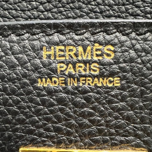 Hermes Birkin 30 Black Togo Leather, Gold Tone Hardware