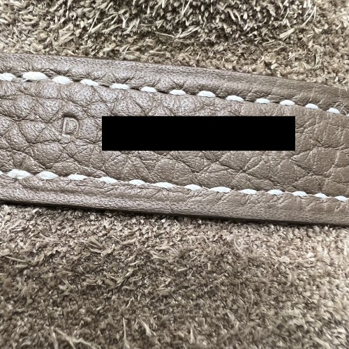 Hermes Picotin 18 Taurillon Clemence  Etoupe Stamp D