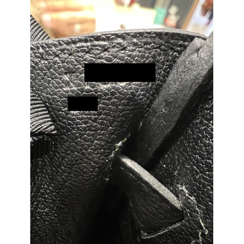 Hermes Birkin 30 Togo Black Stamp X