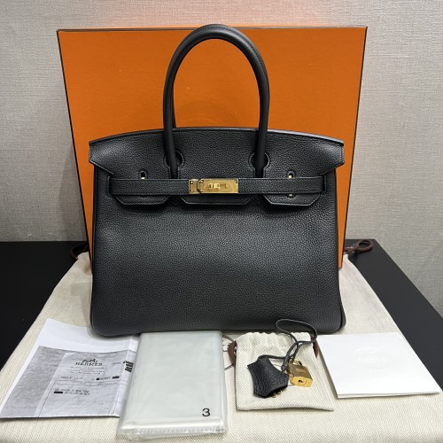 Hermes Birkin 30 Togo Black Stamp X
