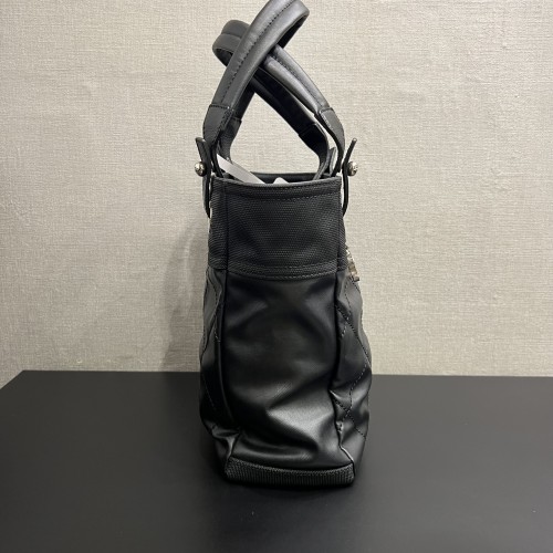 Chanel Coated Canvas Black Tote Bag