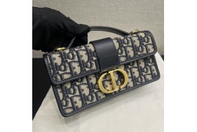 Dior Miss Montaigne Mini Bag Blue Dior Oblique Jacquard
