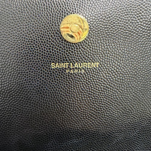 Saint Laurent Kate Monogramme Leather Clutch