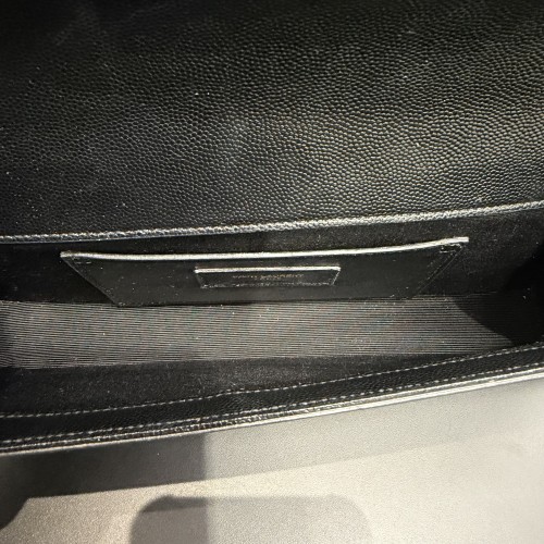 Saint Laurent Kate Monogramme Leather Clutch